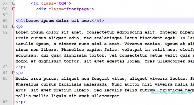 Простая вёрстка в HTML. Урок №13